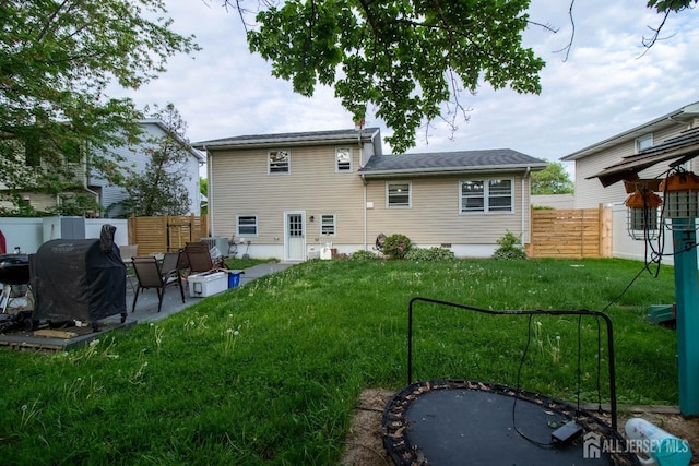 rear view of property with a patio