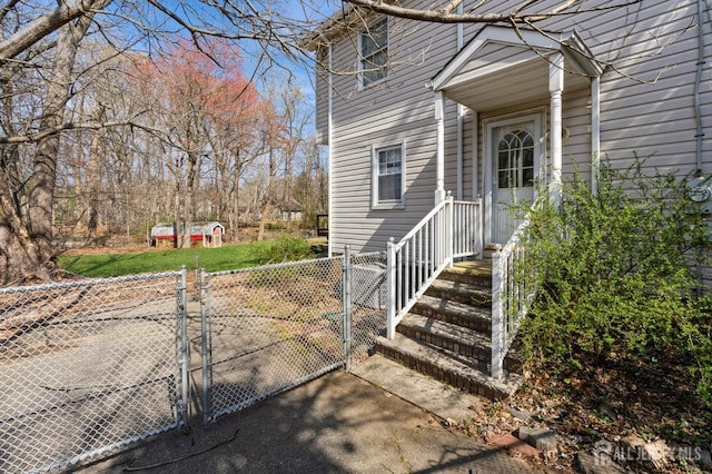 4 Stark Pl, Edison, NJ 08820 - view of exterior entry featuring a gate