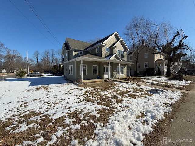 view of front of house with a porch