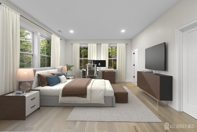 2 Beech Ln, Edison, NJ 08820 - bedroom featuring wood finished floors and recessed lighting
