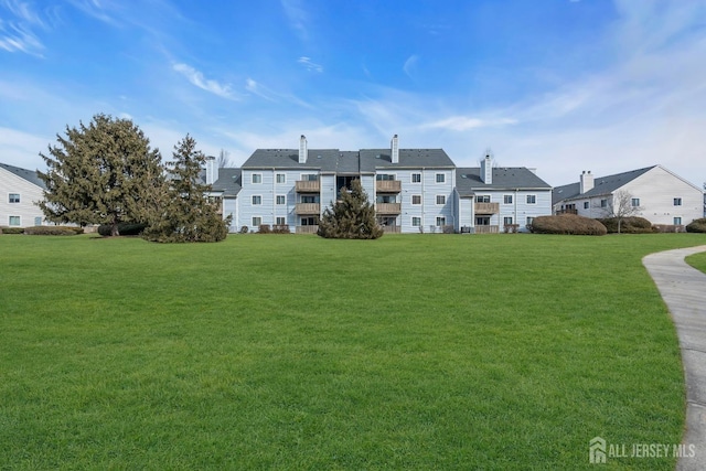 exterior space with a residential view