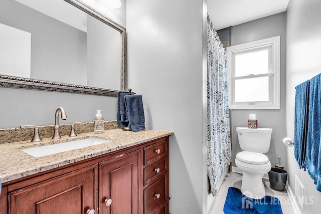 14 Academic Rd, East Brunswick, NJ 08816 - bathroom with vanity and a shower with shower curtain