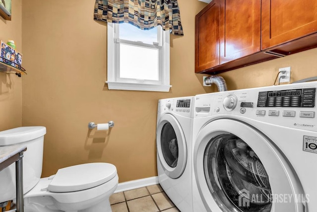 14 Academic Rd, East Brunswick, NJ 08816 - laundry area featuring separate washer and dryer and light tile patterned floors