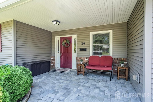 14 Academic Rd, East Brunswick, NJ 08816 - property entrance with stone siding