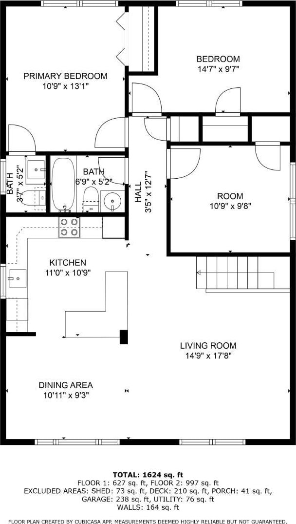 557 Howard Ave, Middlesex, NJ 08846 - view of room layout