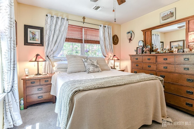 312 Bunnell Pl, Lacey, NJ 08731 - bedroom with light carpet and a ceiling fan