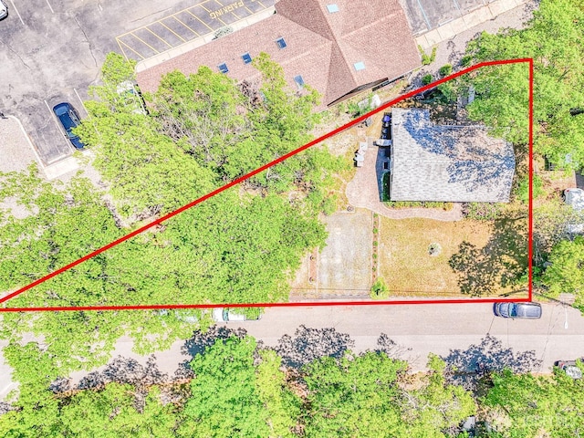 312 Bunnell Pl, Lacey, NJ 08731 - aerial view of property and surrounding area with property boundaries highlighted
