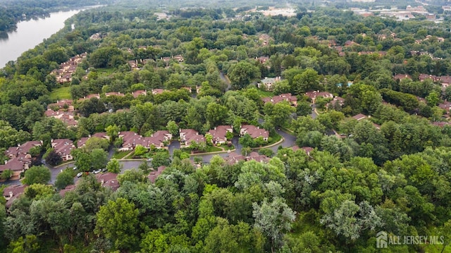 473 E Sayre Dr, Middlesex, NJ 08540 - aerial view of a nearby body of water and a forest
