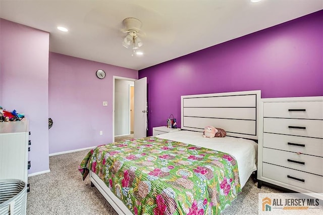 907 Maple Hill Dr Unit 907, Woodbridge Proper, NJ 07095 - carpeted bedroom featuring baseboards and recessed lighting