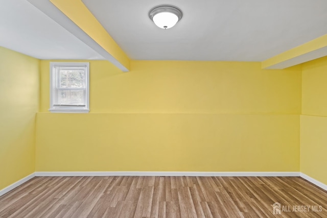 315 D St, Middlesex, NJ 08846 - basement with wood finished floors and baseboards