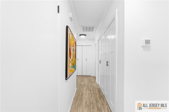 275 Convent Rd Unit 275A, Monroe, NJ 08831 - hall with light wood finished floors and ornamental molding