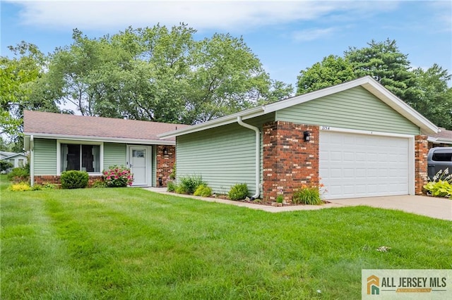 275 Convent Rd Unit 275A, Monroe, NJ 08831 - ranch-style house with a front yard, brick siding, and driveway