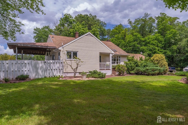 101 Weston Rd, Franklin, NJ 08873 - view of front facade with a chimney