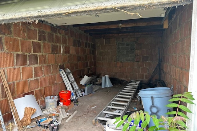 183 State St, Perth Amboy, NJ 08861 - basement featuring concrete block wall