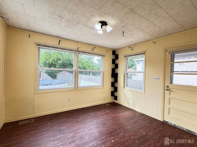 341 David St, South Amboy, NJ 08879 - entryway with wood finished floors and wood walls