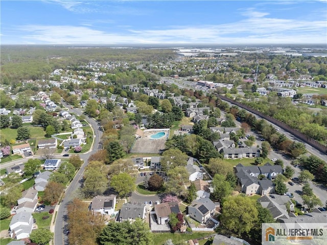 view of property location with nearby suburban area