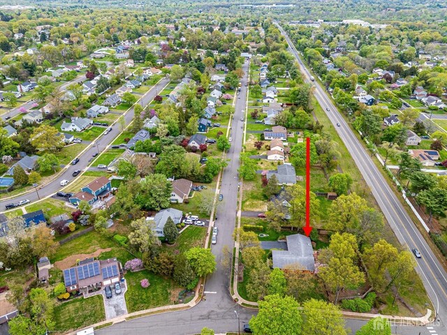27 Landry Rd, Franklin Twsp, NJ 08873 - aerial overview of property's location with nearby suburban area
