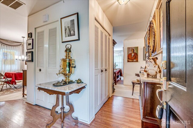 27 Landry Rd, Franklin Twsp, NJ 08873 - hall featuring light wood-type flooring