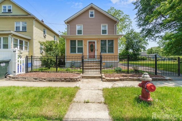 373 Rushmore Ave, Piscataway, NJ 08854 - view of front of home featuring a fenced front yard