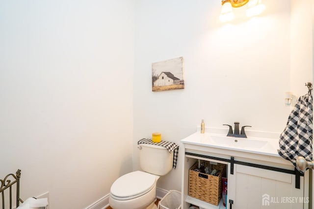 105 Recklesstown Way, Chesterfield, NJ 08515 - bathroom with baseboards, a sink, and toilet