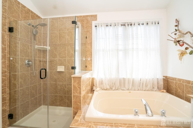 105 Recklesstown Way, Chesterfield, NJ 08515 - bathroom with a stall shower and a garden tub
