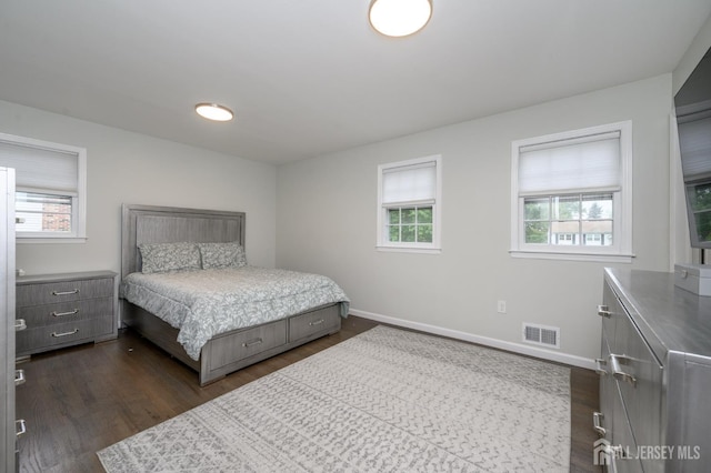 18 Chipper Dr, South Brunswick, NJ 08824 - bedroom featuring multiple windows and dark wood-type flooring