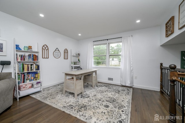 18 Chipper Dr, South Brunswick, NJ 08824 - office space featuring dark wood finished floors and recessed lighting
