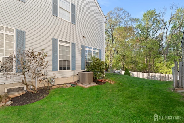 54 Magellan Way, Franklin Twsp, NJ 08823 - view of yard featuring central air condition unit