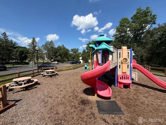 3605 Riddle Ct, Bridgewater, NJ 08807 - community play area with view of wooded area