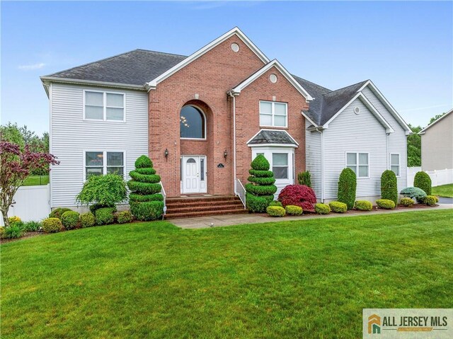 8 Adam Ct, Monroe, NJ 08831 - traditional home with brick siding