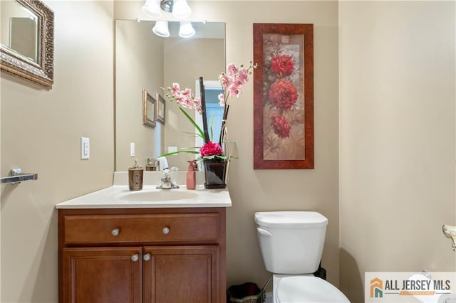 8 Adam Ct, Monroe, NJ 08831 - half bath featuring toilet and vanity
