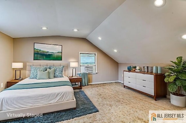 31 Lehigh Ave, Edison, NJ 08837 - bedroom with vaulted ceiling and recessed lighting