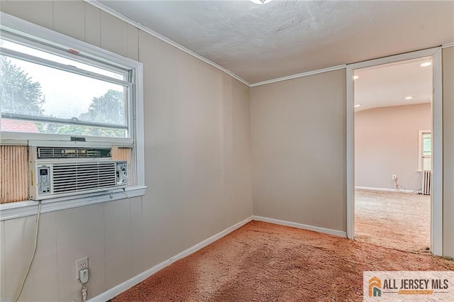 31 Lehigh Ave, Edison, NJ 08837 - carpeted empty room featuring ornamental molding and recessed lighting