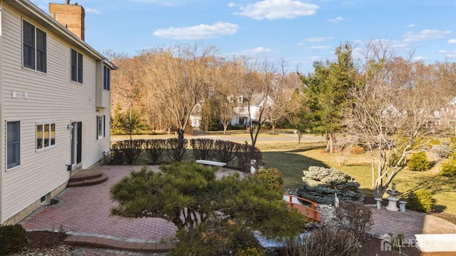 view of yard with a patio