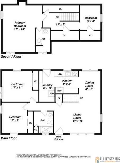 63 W Iselin Pkwy, Iselin, NJ 08830 - view of floor plan / room layout
