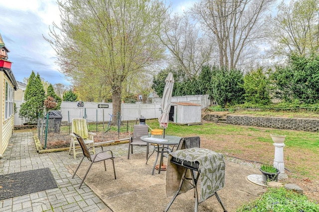 14 Bradford Rd, East Brunswick, NJ 08816 - fenced backyard with a patio area