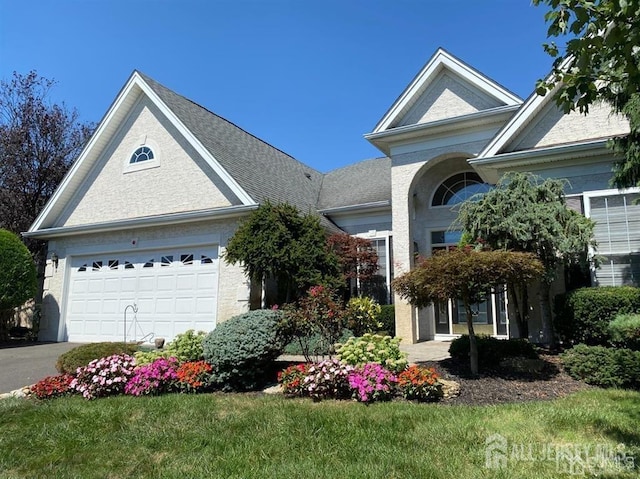 view of front of property with driveway and stucco siding