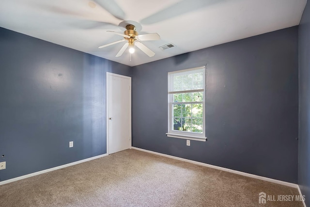 224 Pennsylvania Way N, Brunswick, NJ 08902 - carpeted spare room with ceiling fan and baseboards