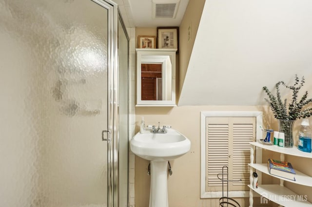 6 Claremont Ave, Colonia, NJ 07067 - bathroom featuring a stall shower and a sink