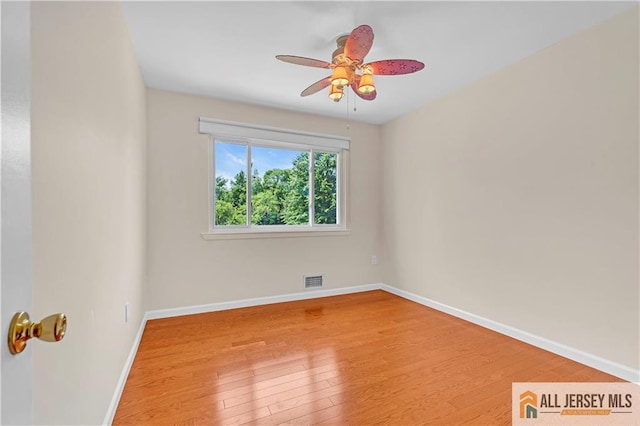 2507 Balmoral Ct, Hillsborough, NJ 08844 - unfurnished room with hardwood / wood-style floors and a ceiling fan