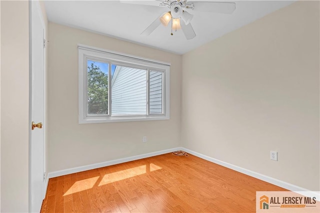 2507 Balmoral Ct, Hillsborough, NJ 08844 - empty room with light wood-type flooring and a ceiling fan