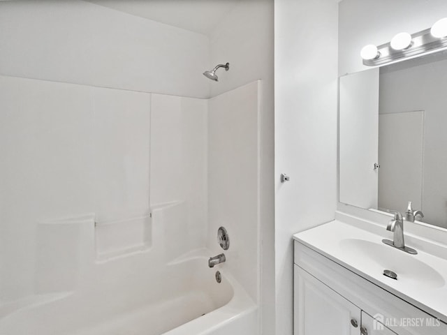 full bath featuring  shower combination and vanity