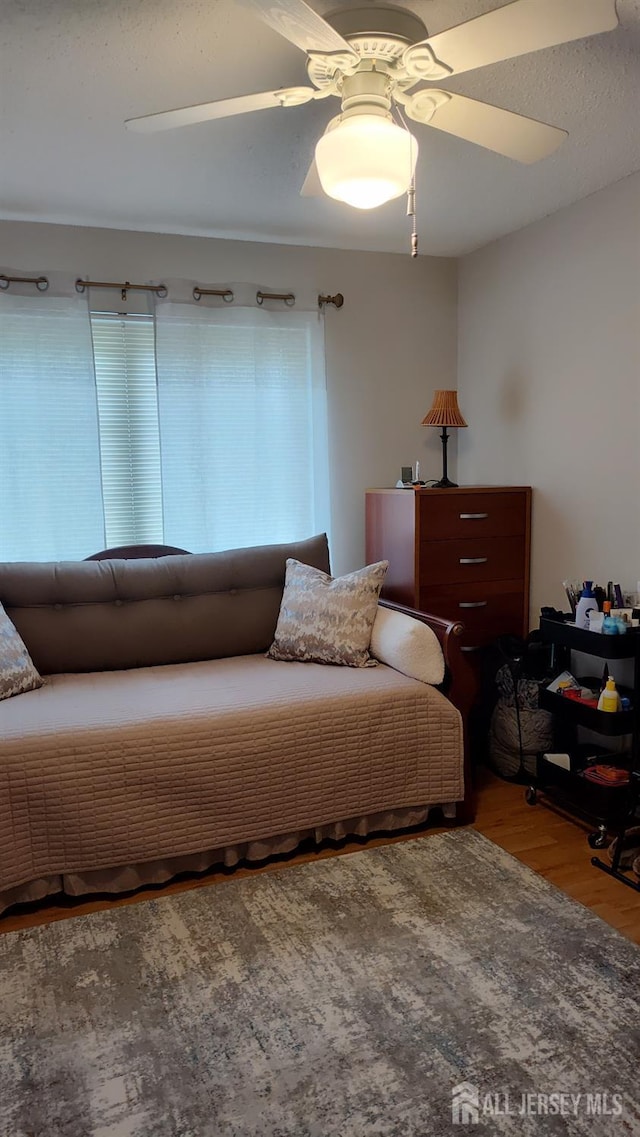 90 Clay St, North Brunswick, NJ 08902 - bedroom featuring wood finished floors and ceiling fan