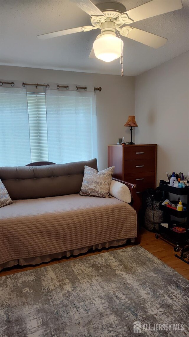 90 Clay St, North Brunswick, NJ 08902 - bedroom featuring wood finished floors and a ceiling fan