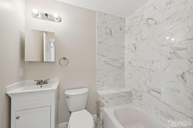 763 Prospect Ave, Old Bridge, NJ 08879 - bathroom featuring vanity and shower / bathtub combination