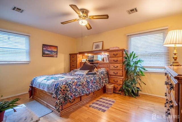 11 Drexel Ter, Monroe, NJ 08831 - bedroom with wood finished floors, baseboards, and ceiling fan
