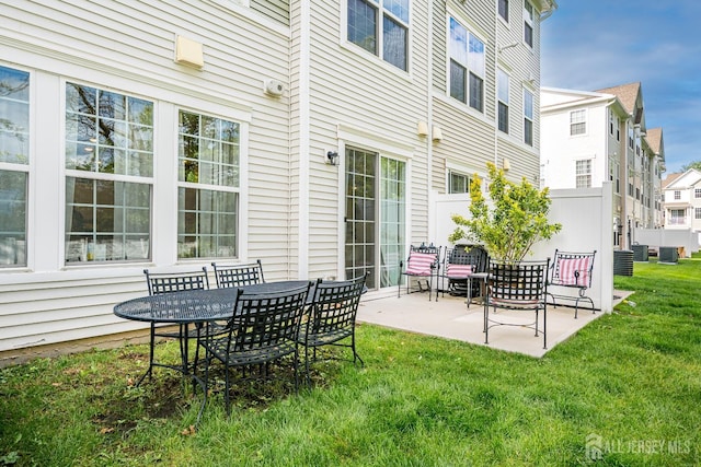 224 Park Ln, Dunellen, NJ 08812 - view of patio with central AC unit