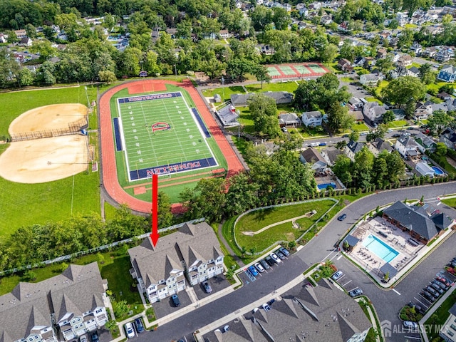 224 Park Ln, Dunellen, NJ 08812 - aerial view of residential area