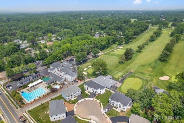 9 Links Dr, Edison, NJ 08820 - aerial overview of property's location featuring a golf club