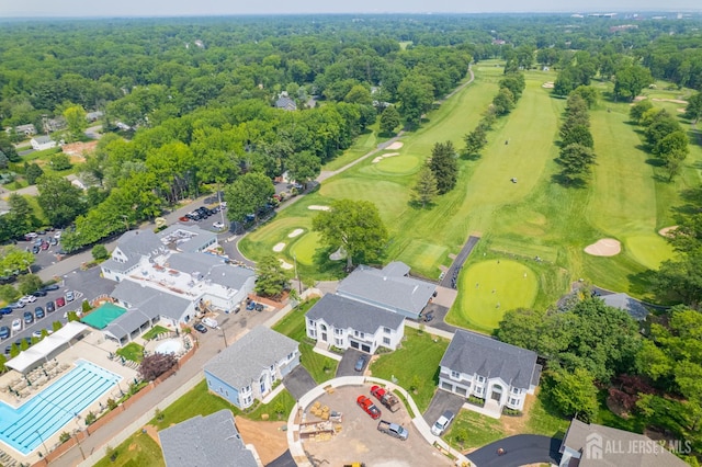 9 Links Dr, Edison, NJ 08820 - drone / aerial view of a local golf course and a pool